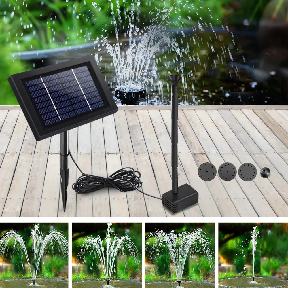Gardeon Solar Pond Pump Submersible Water Fountain Kit 4FT - Home & Garden
