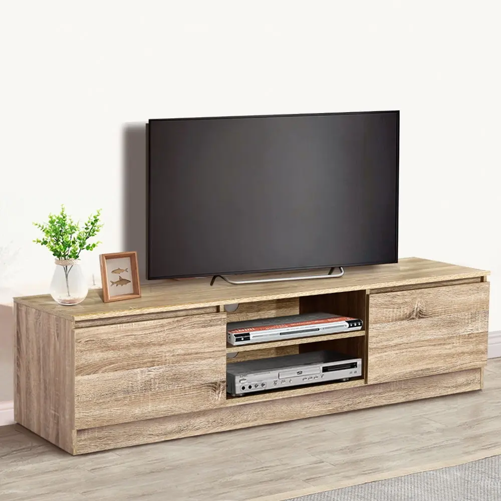 Artiss TV Cabinet Entertainment Unit 160cm Pine Charles - Over 40% off Living Room Furniture
