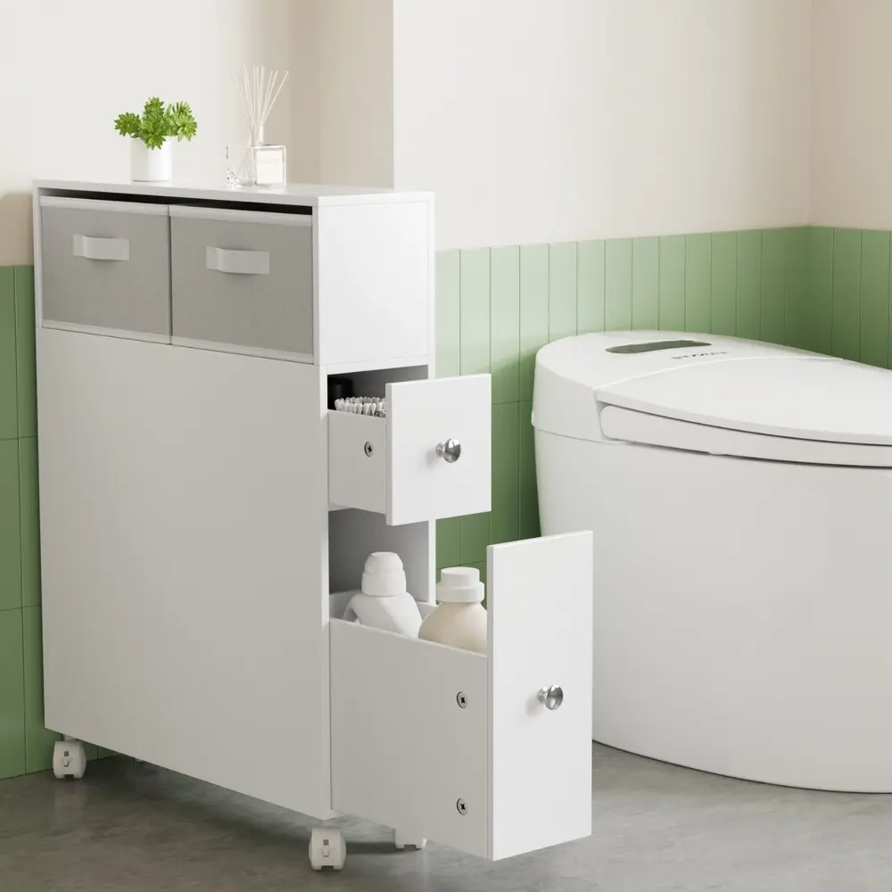 Artiss Bathroom Cabinet Storage Toilet Organiser - Home & Garden