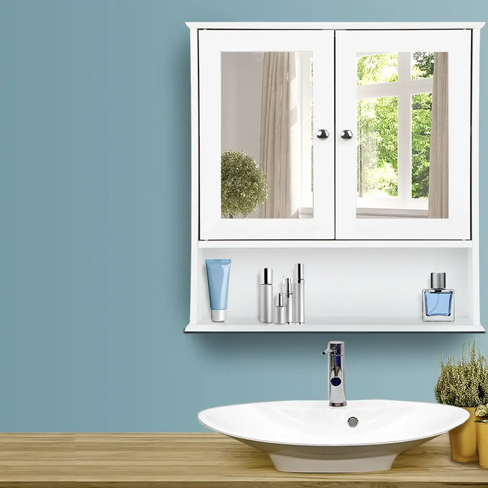 Artiss Bathroom Mirror Cabinet Storage Cupboard - Best Sellers From $10