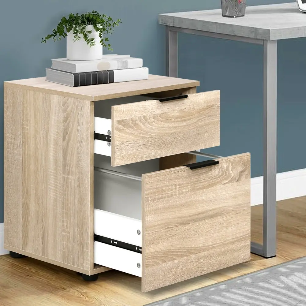 Artiss Filing Cabinet 2 Drawer Office Storage Organiser - Furniture