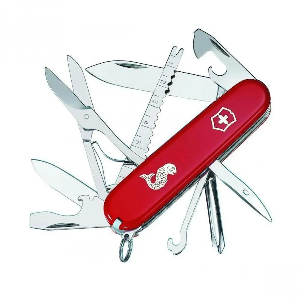 Victorinox Swiss Army Knife Fisherman With Scissors 18 Functions - Sports & Outdoor