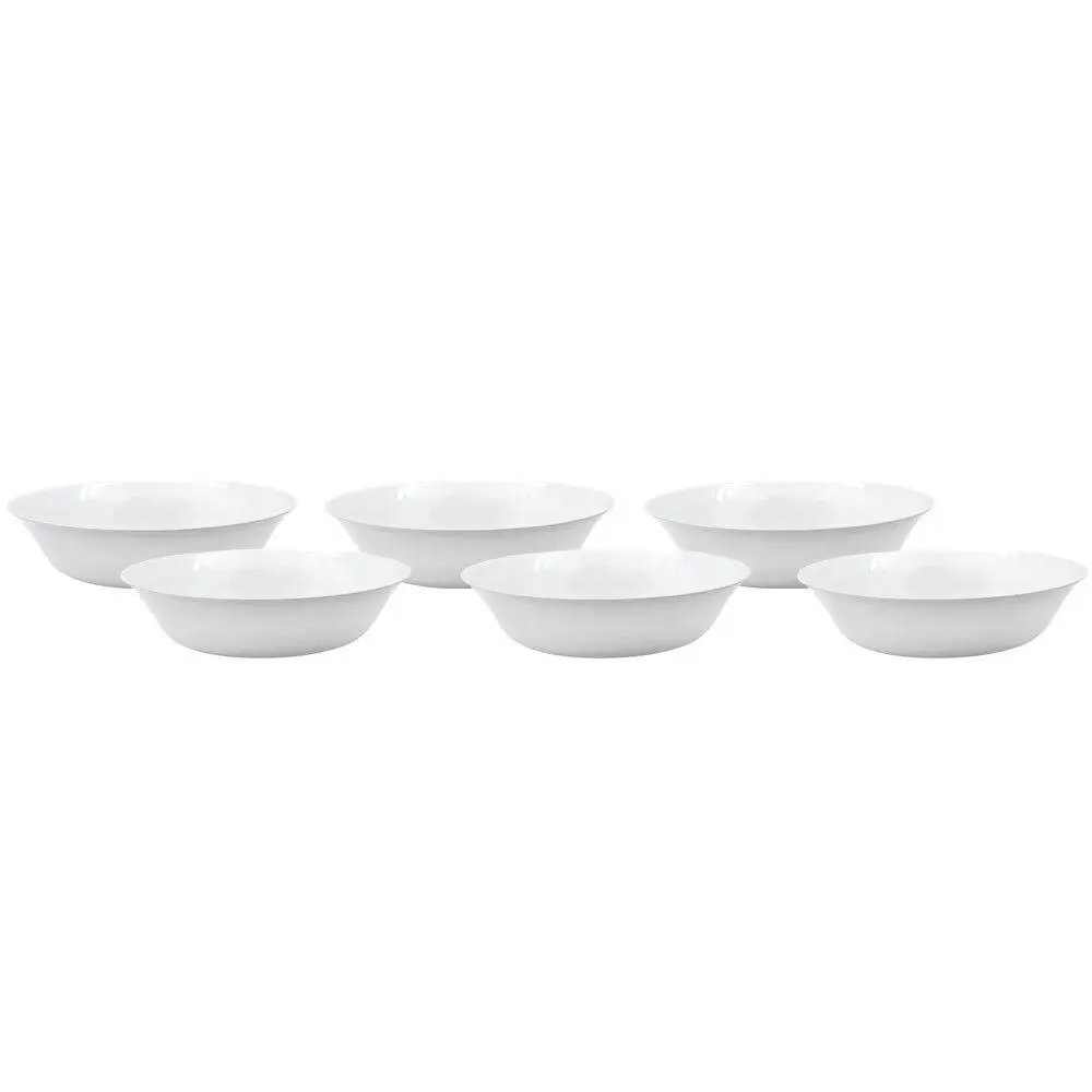 6x Lemon & Lime 30cm Melamine Shallow Salad/Noodle Bowl Food Container Tableware - Home & Garden