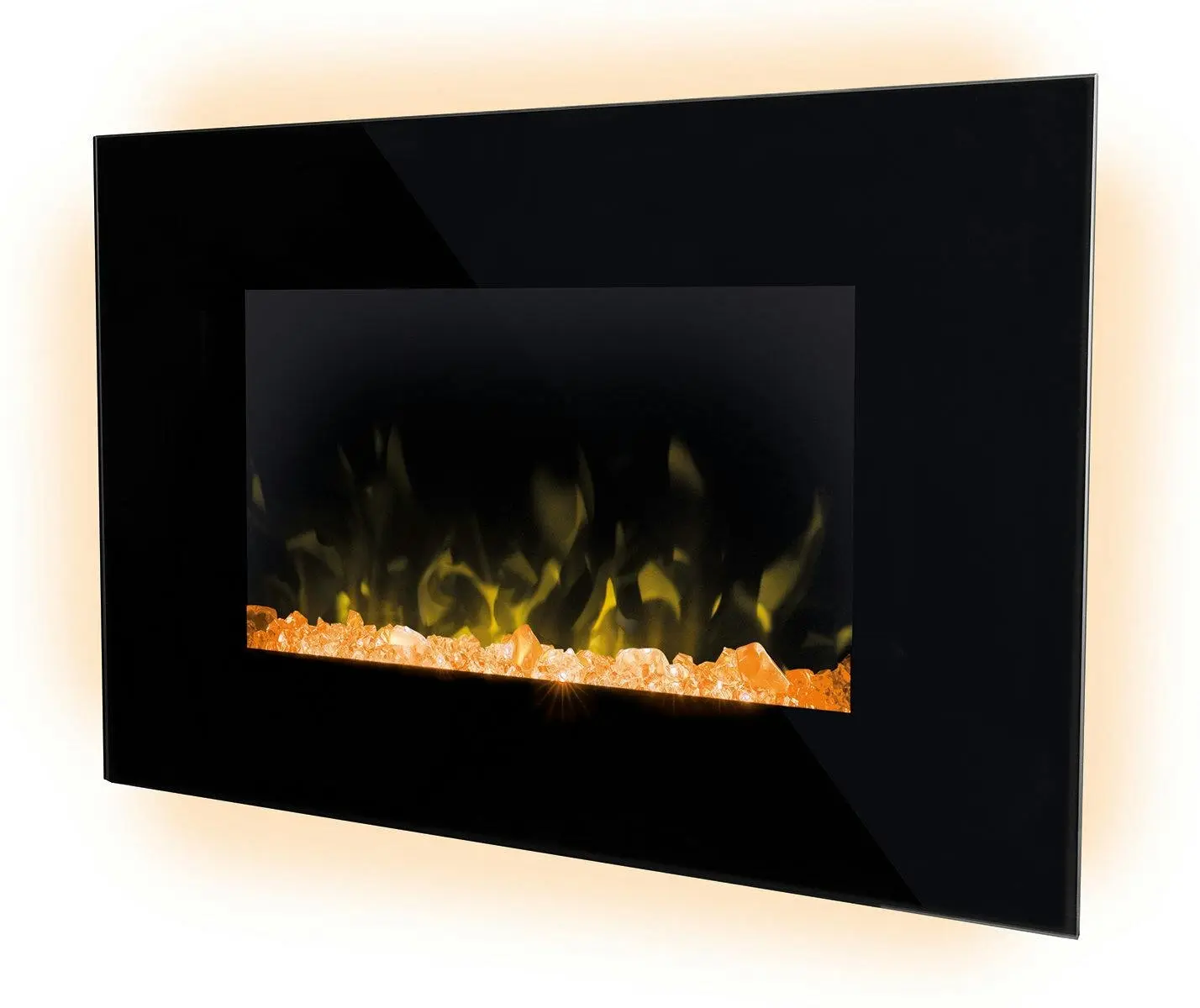 Dimplex Toluca Deluxe Wall Mounted Electric Fire Heater - Hardware