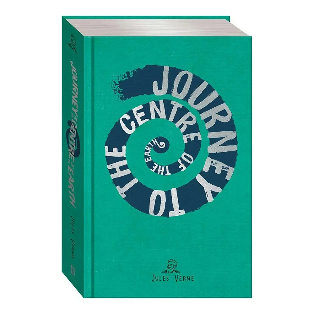 Bonney Press Journey to the Centre of the Earth Hard Cover Novel Classic - Entertainment