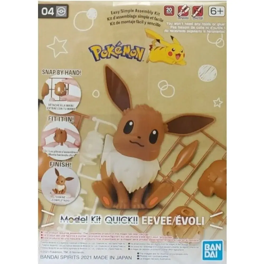 Pokemon Model Kit Quick!! 02 Eevee - Hobbies
