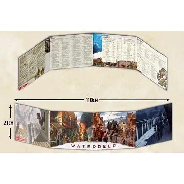 D&D Waterdeep: Dragon Heist Dungeon Master Screen - Toys & Games