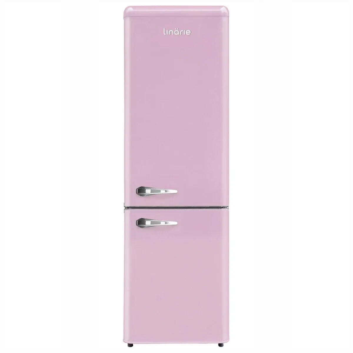 Linarie Annecy 242L Retro Bottom Mount Fridge Pink - Home & Garden