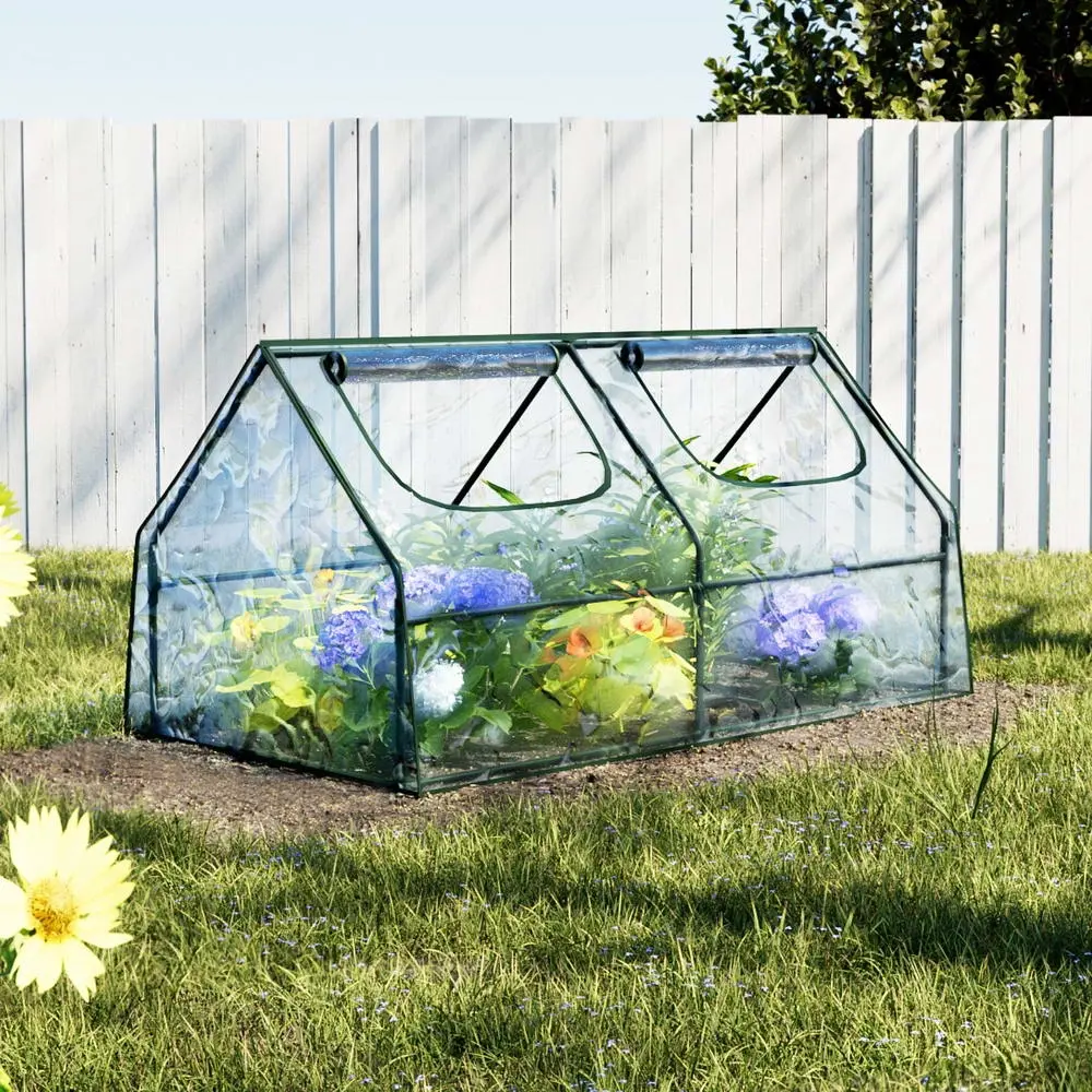 Green Fingers Greenhouse 1.8x0.9x0.9M Mini Green House Raised Garden Bed Planter Box - Home & Garden