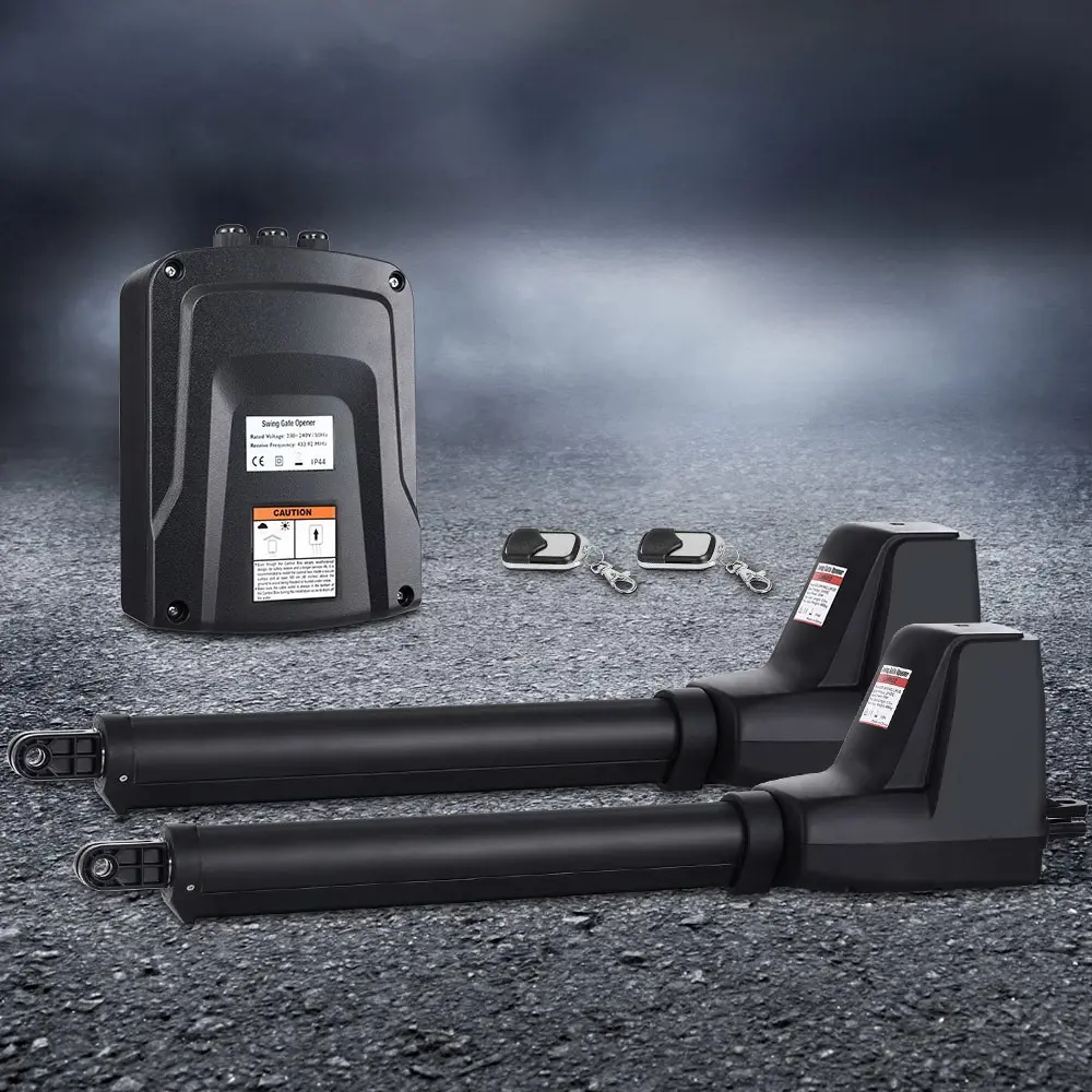 LockMaster Automatic Electric Gate Opener Double Swing Remote Control Kit 800KG - Hardware