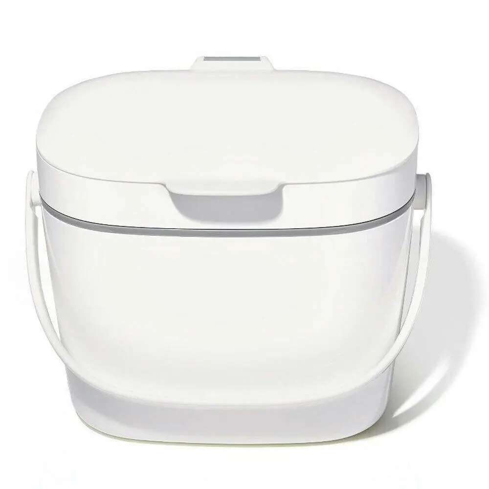 OXO Good Grips Easy Clean Compost Bin 6.62L | White - Home & Garden