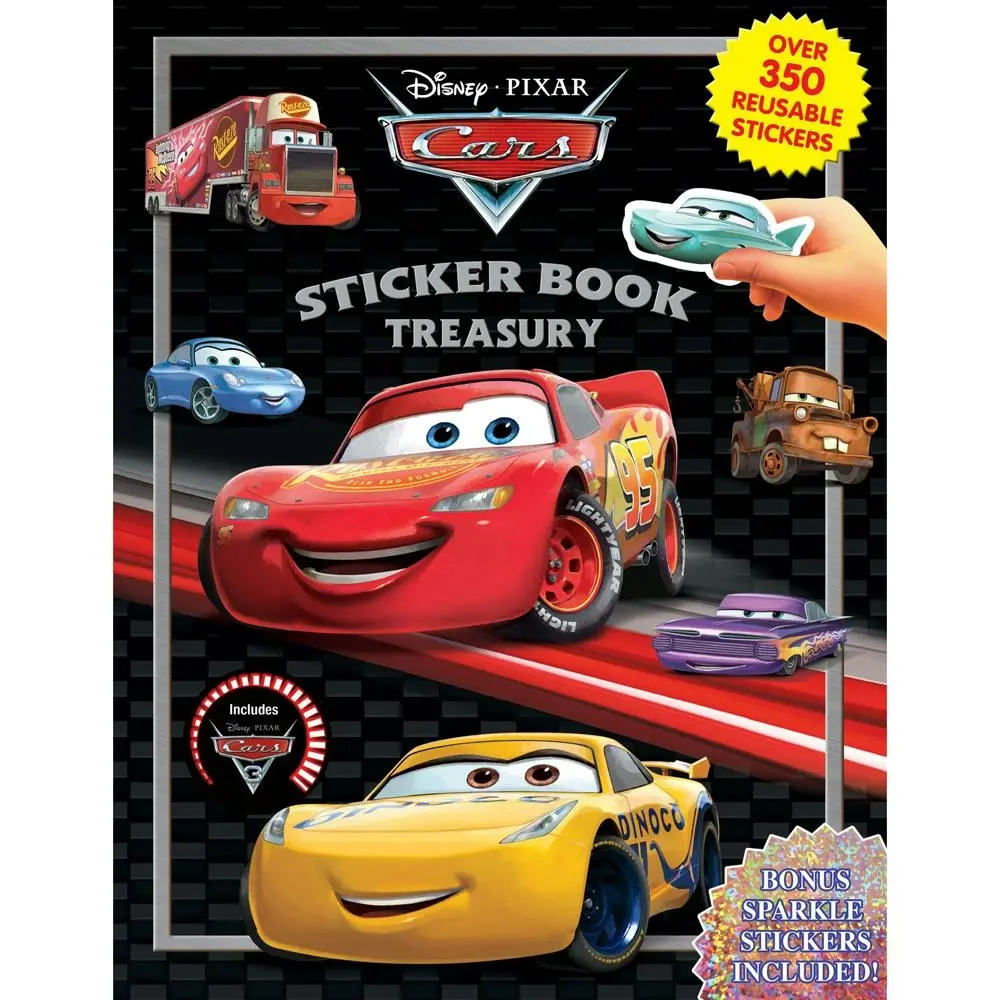 Disney Cars Sticker Treasury Kids/Children Educational Fun Activity Book 3y+ - Entertainment