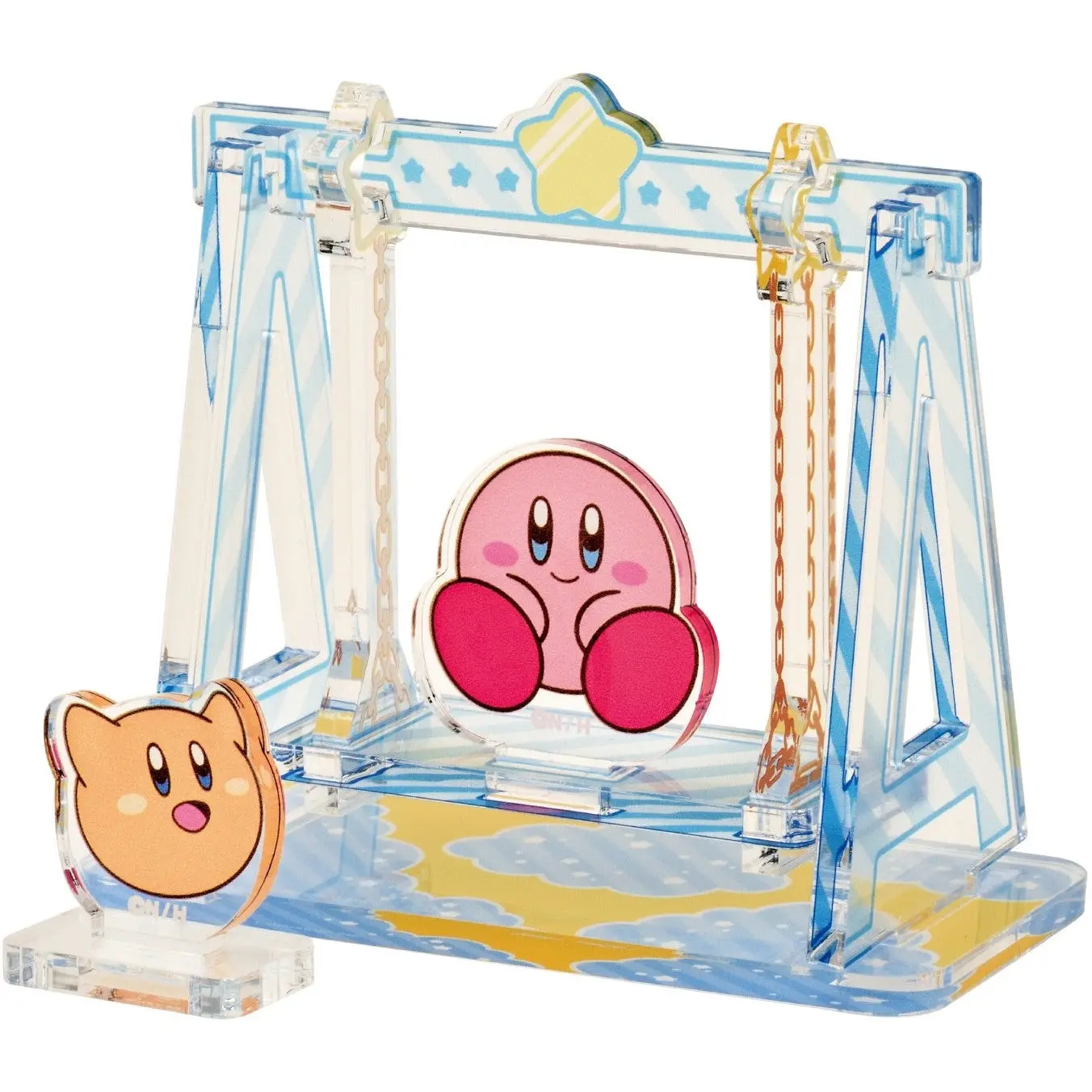 Kirby Moving Diorama Acrylic Stand (3) Swing (Kirby & Scarfy) - Toys & Games