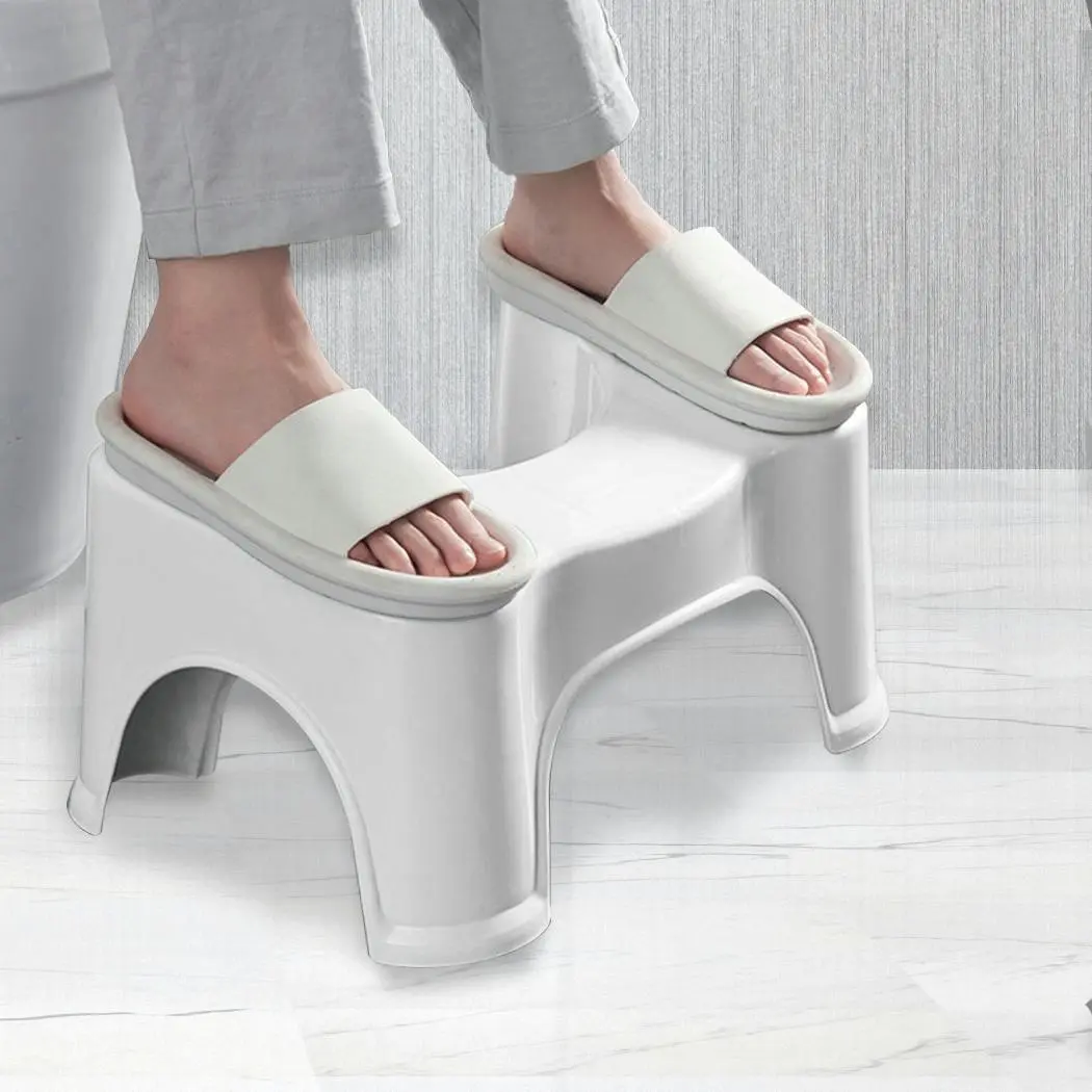 Traderight Group 2x Toilet Step Stool Bathroom Potty Squat Aid for Constipation Relief - Home & Garden