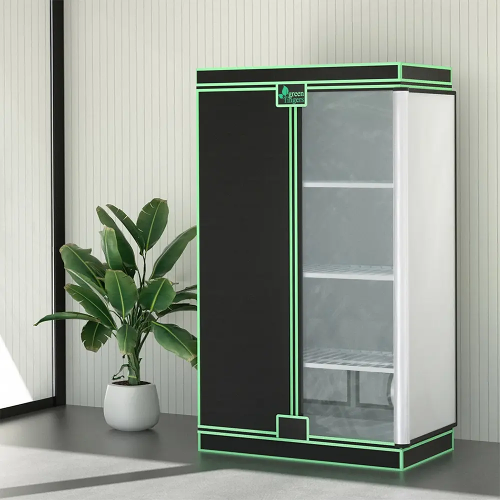 Green Fingers Grow Tent 100x60x180cm 4 Tiers Kits Hydroponics Indoor Grow System - Home & Garden