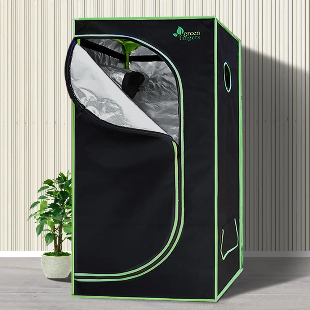 Green Fingers Grow Tent 80x80x160CM Hydroponics Kit Indoor Plant Room System - Home & Garden