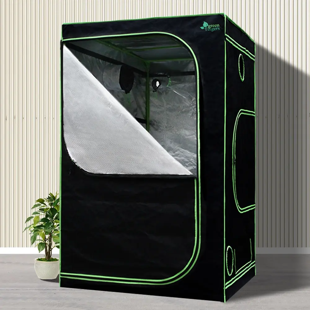 Green Fingers Grow Tent Light Kit 120x120x200CM 2000W LED 6" Vent Fan,Green Fingers Grow Tent Light Kit LED 2000W Full Spectrum 6" Vent 120x120x200CM - Home & Garden