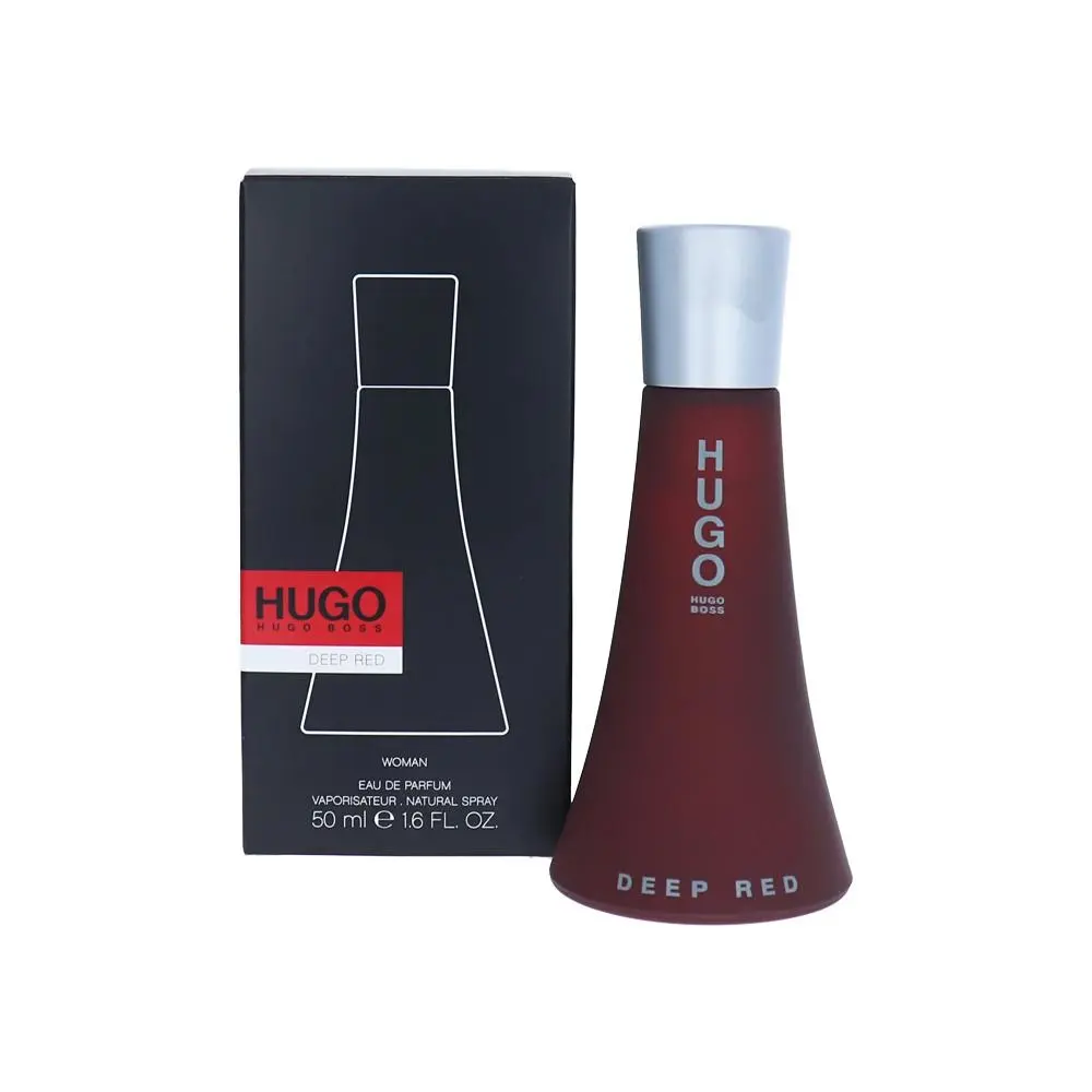 Hugo Boss Hugo Deep Red Woman Eau De Parfum 50ml Spray Fragrance Perfume EDP - Beauty