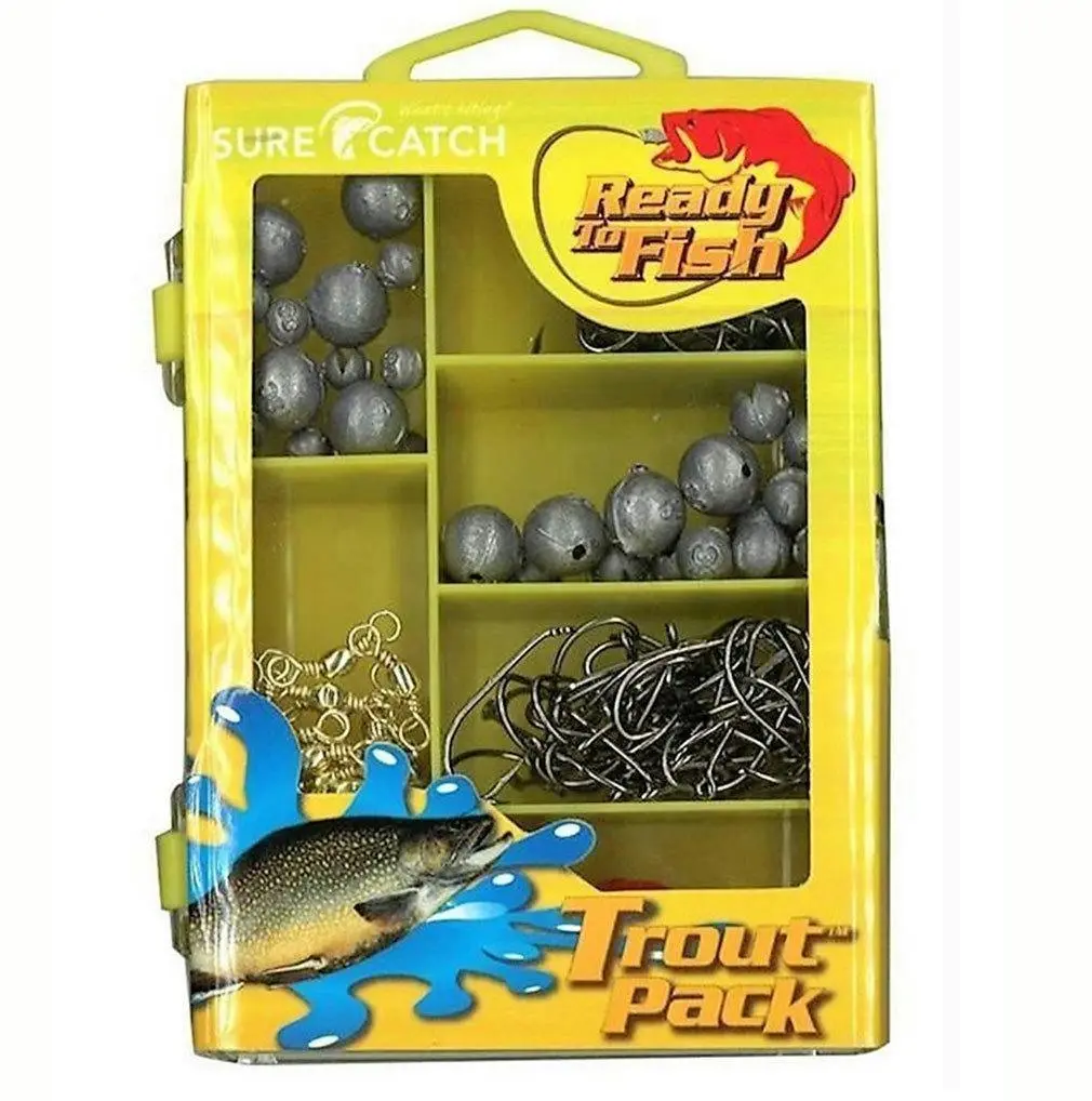 Wilson 143pc Trout Pack In Fishing Tackle Box - Tackle Kit