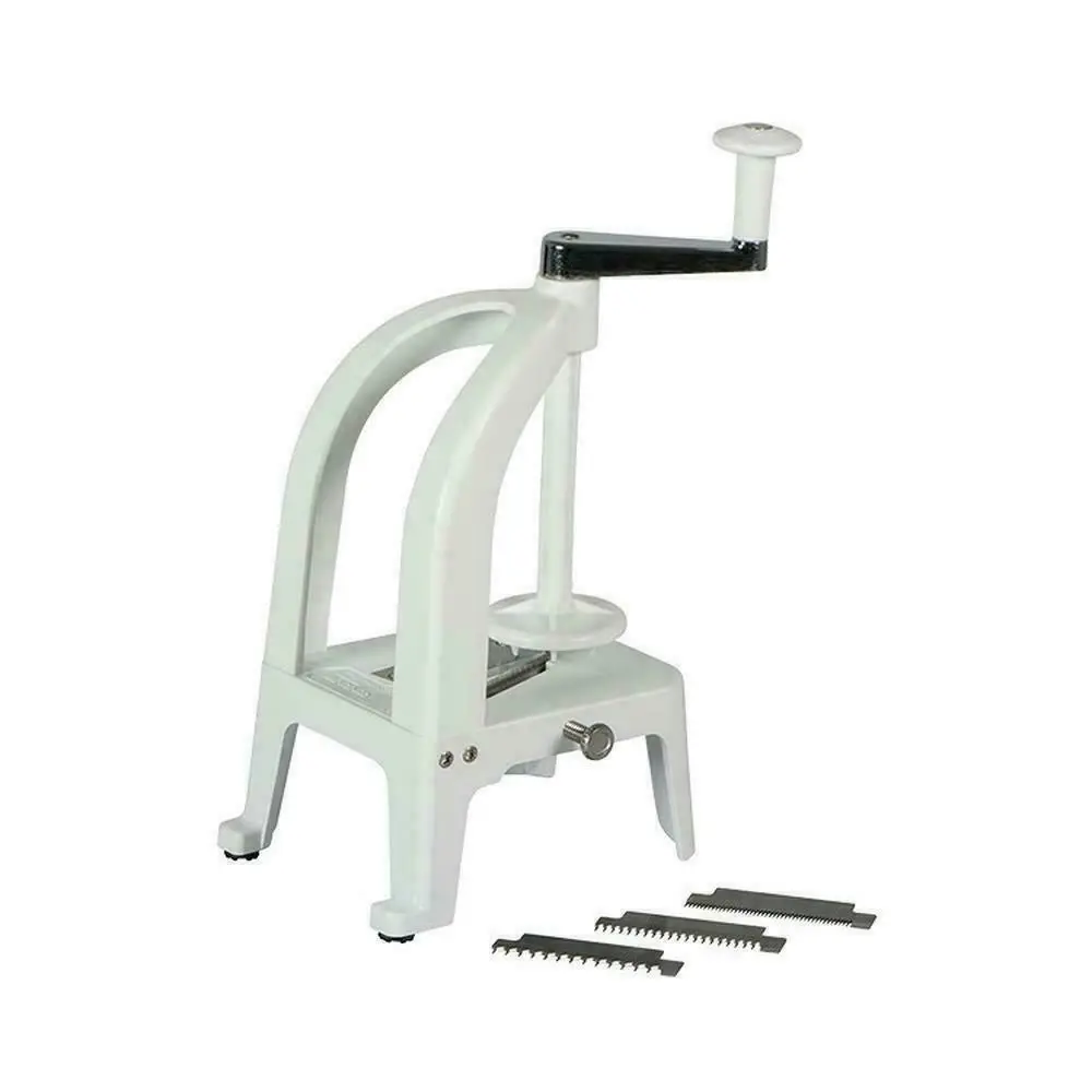 Benriner Vertical Turning Slicer Thickness 1mm to 4mm with Interchange Blades | White - Home & Garden