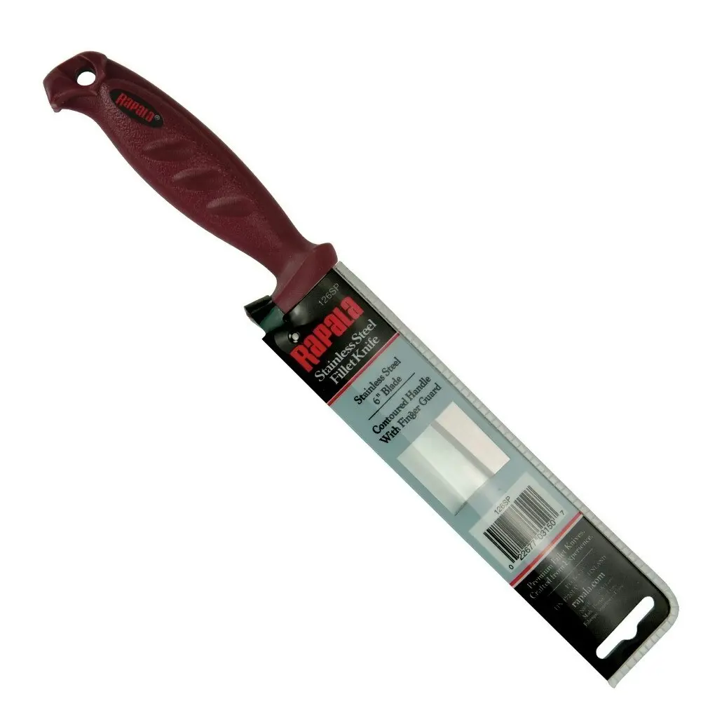 Rapala Hawk 6 Inch Stainless Steel Fillet Knife with Sheath - Sports & Outdoor