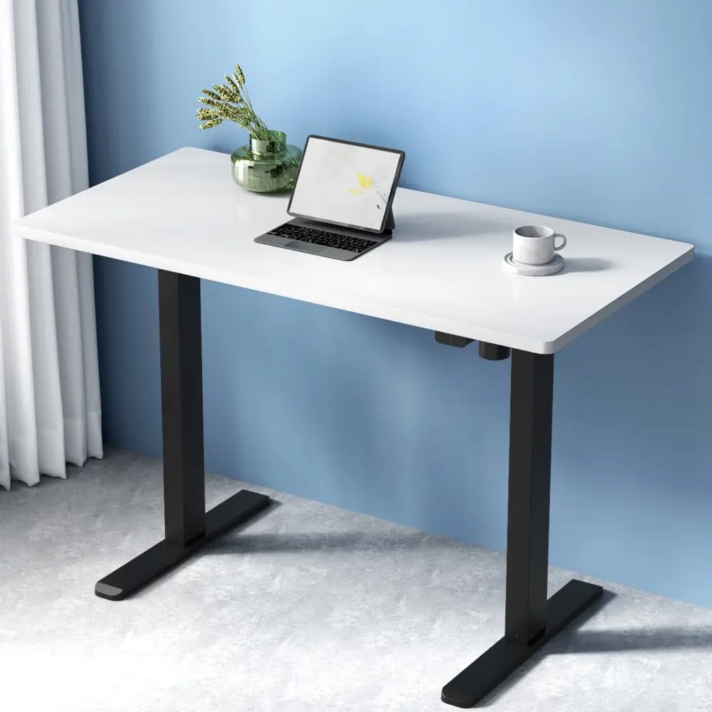 Artiss Standing Desk Motorised White 120CM - Furniture