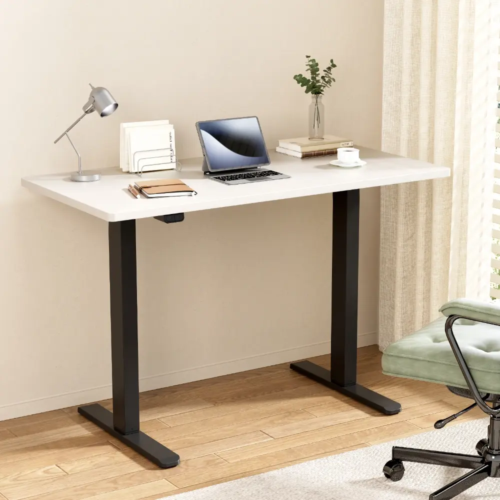 Artiss Standing Desk Motorised White 140CM - Furniture