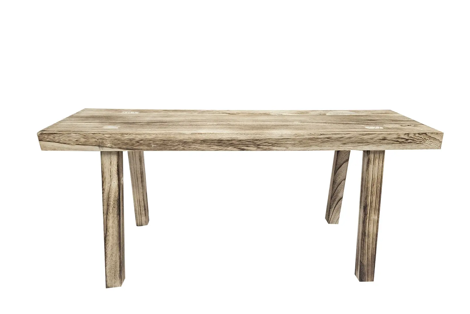 Natural Colour, Wood, Console Bench, 110 x 50 x 28cm - Furniture