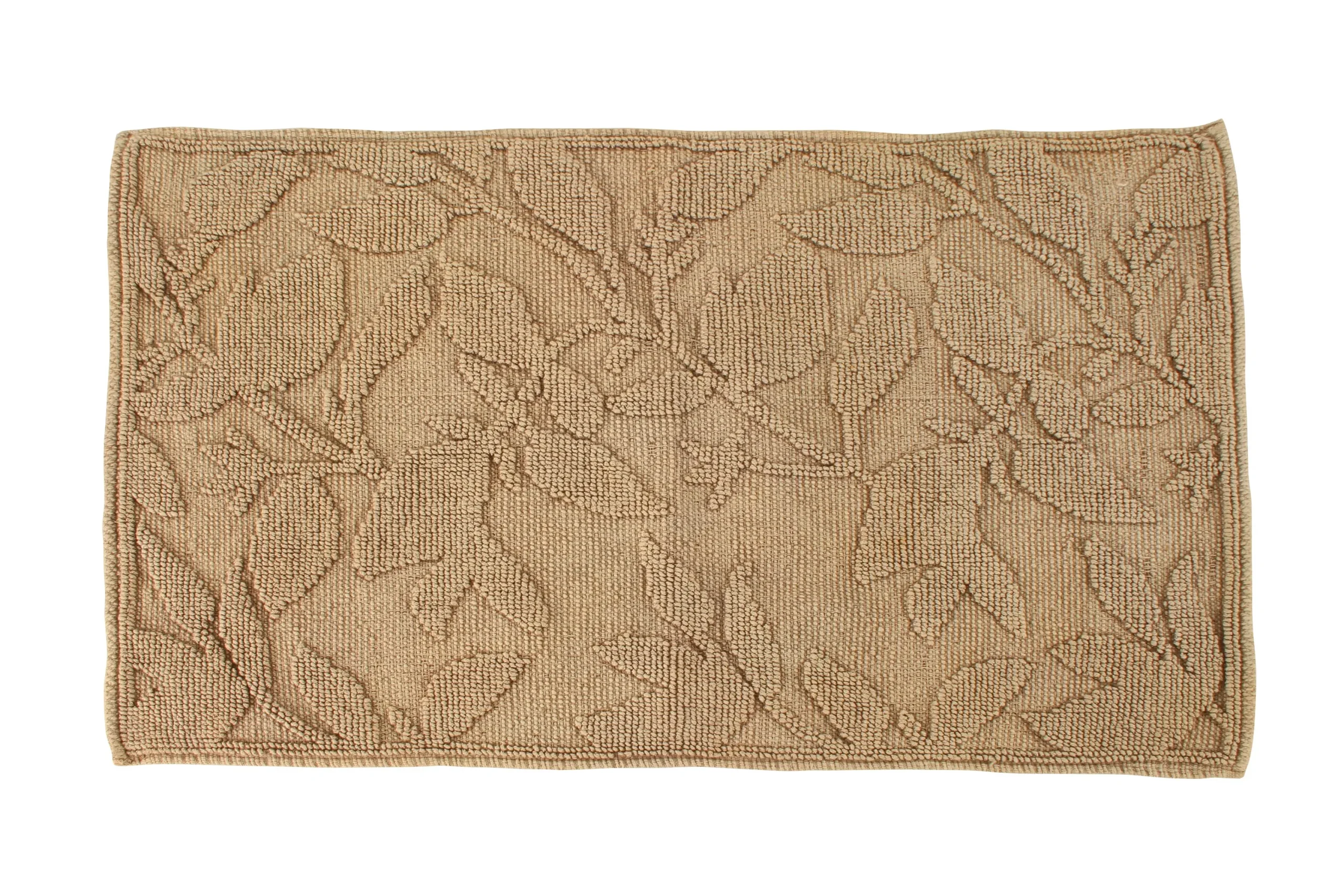 Ballie Stone Washed Indoor Mat Cream 90 x 60cm - Home & Garden