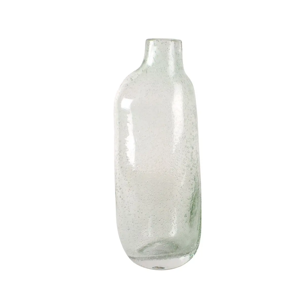 Idan Hand Blown Glass Bottle Vase 27 x 11 x 4cm - Home & Garden