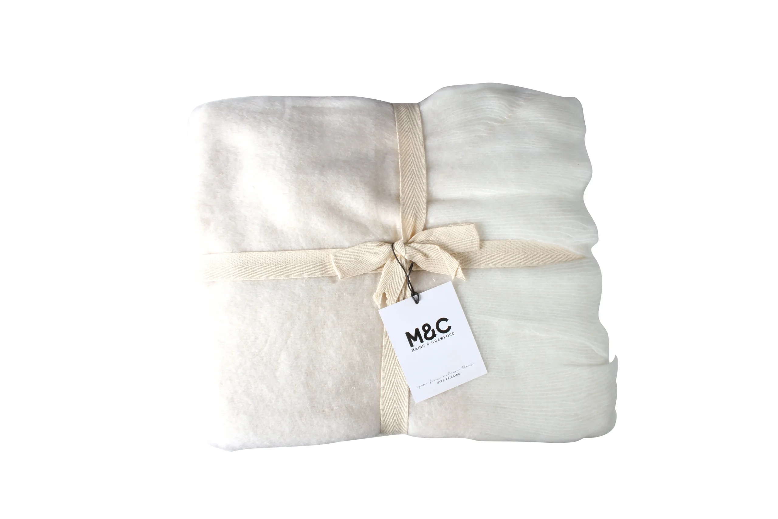 Izar Faux Mohair Throw With Fringing - Home & Garden