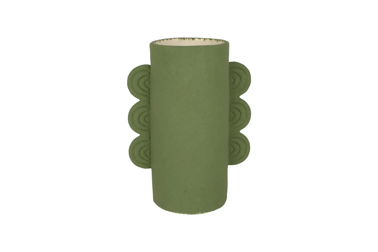 Virgo Dolomite Vase Sage 23 x 12 x 11cm - Home & Garden