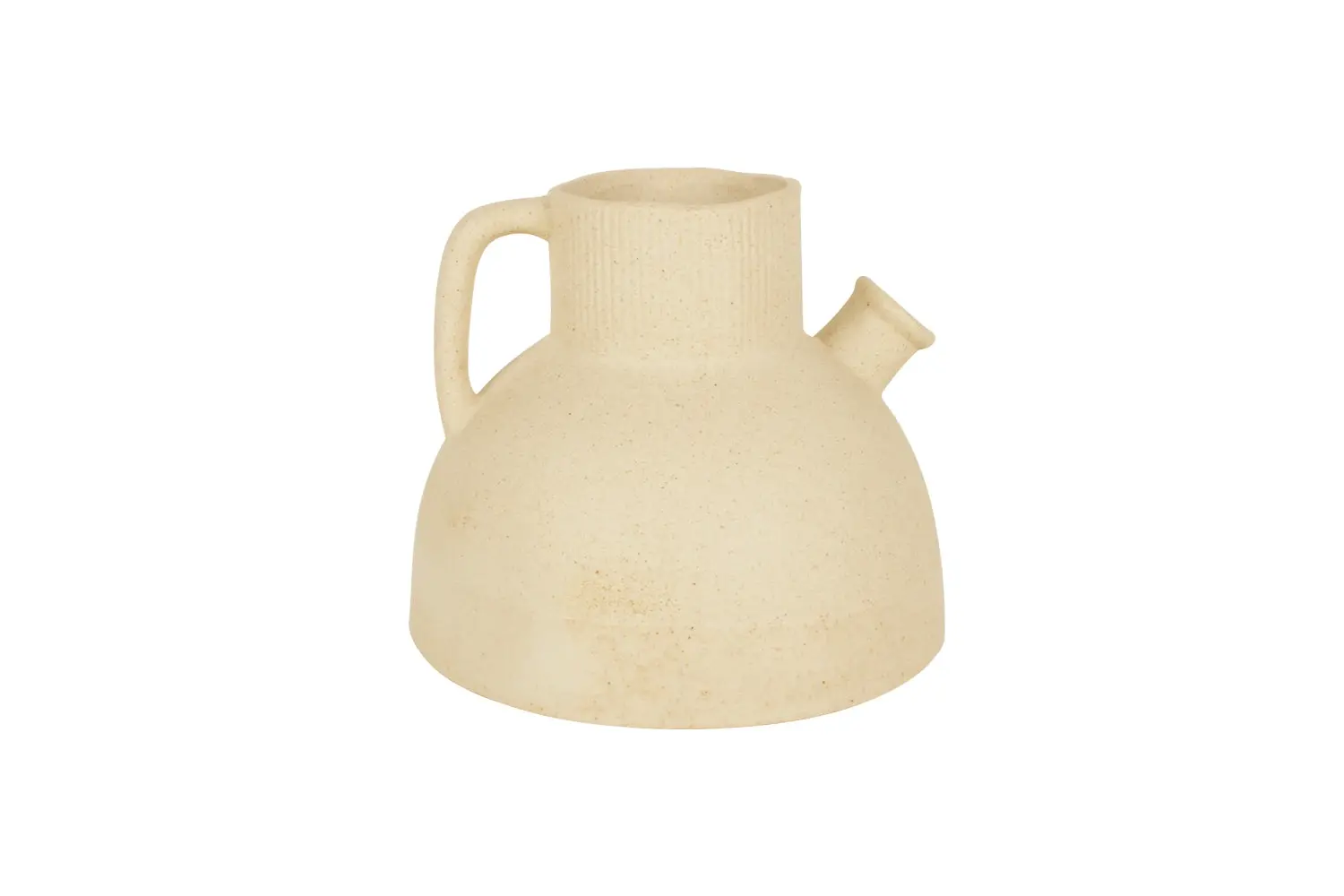 Minna Sand Finish Sprout Vase 14.5 x 14.5 x 14cm - Home & Garden