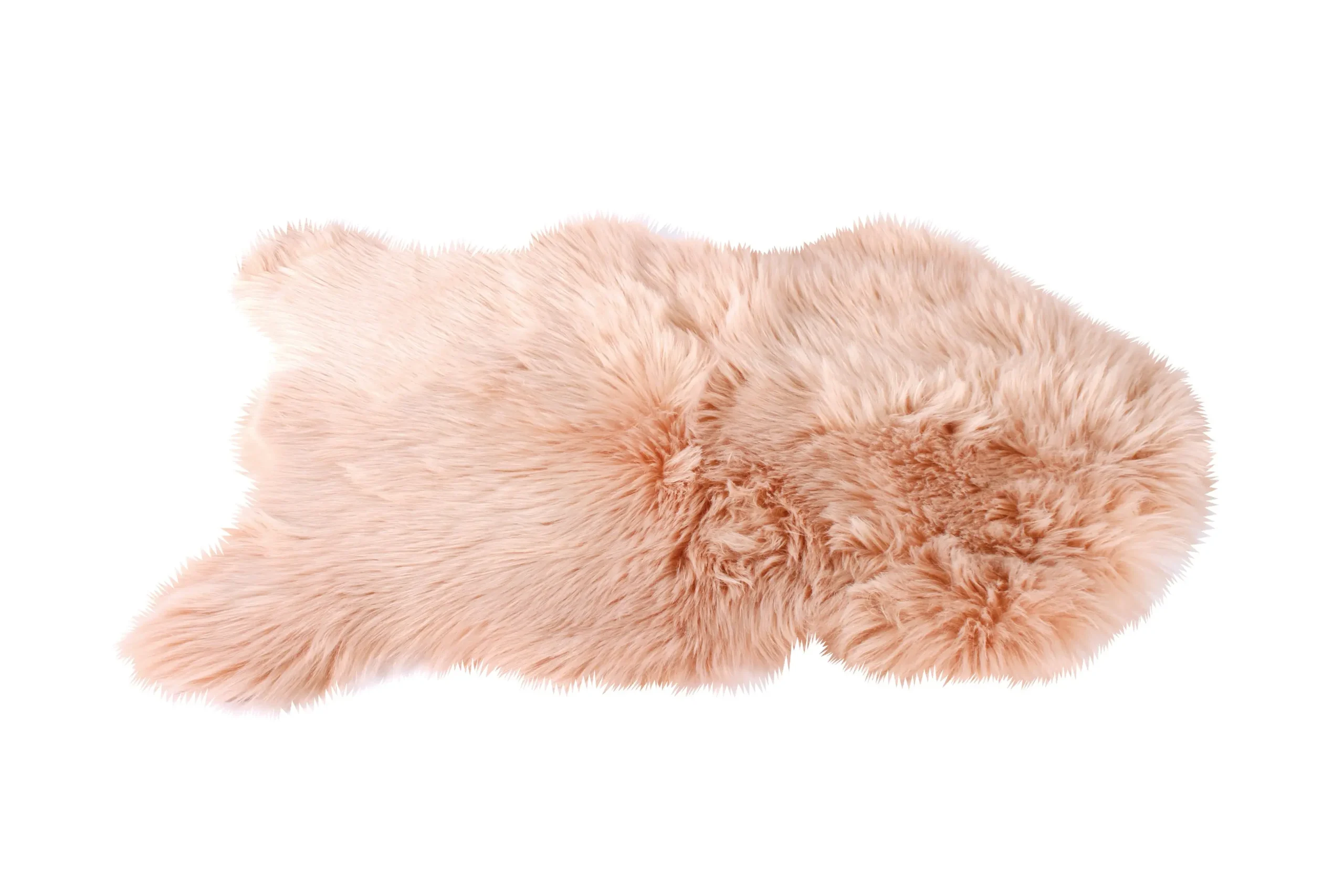 Luxe Emery Faux Pelt Pink 90 x 60 cm - Home & Garden