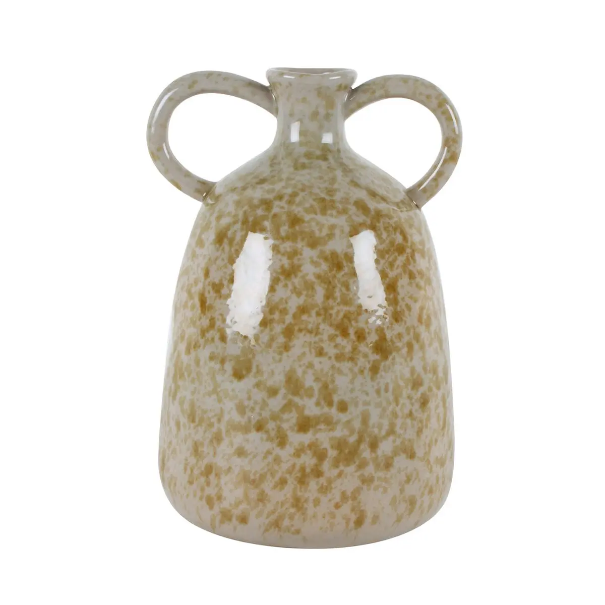 Izik Stone Decanter Vase With Handle 22 x 16 x 15 cm - Home & Garden