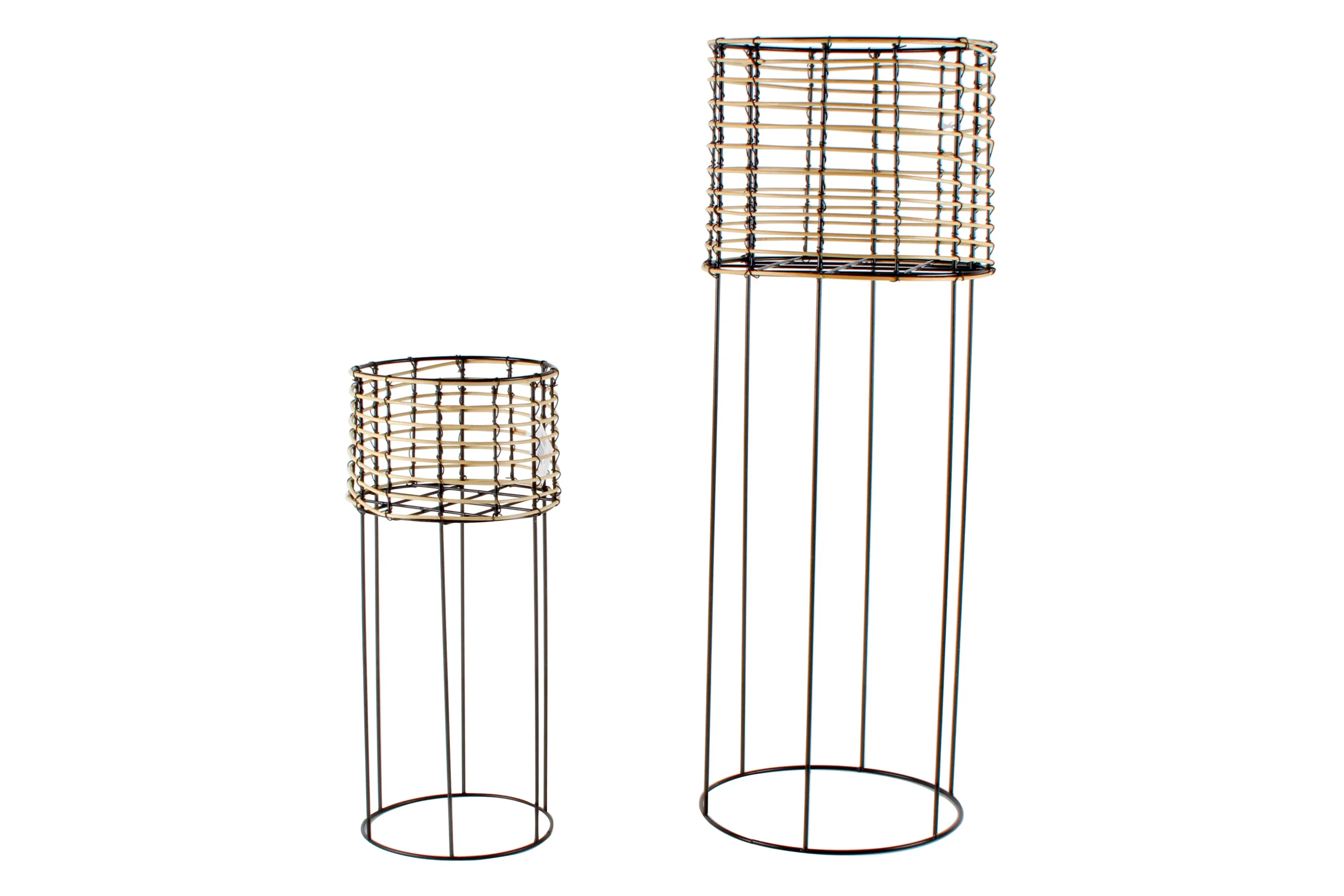 Agata Planter Stand Set Of 2 - Home & Garden
