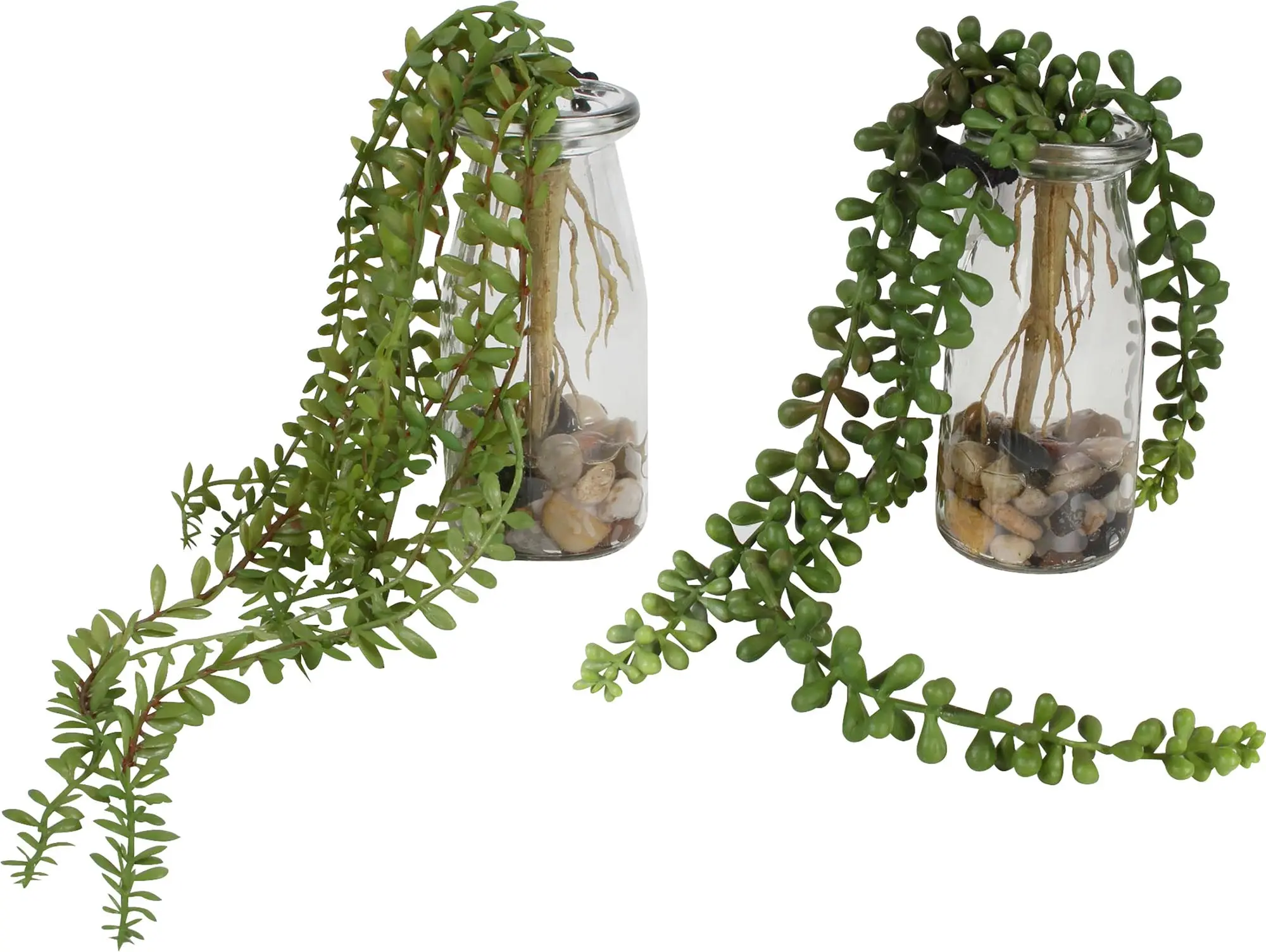 Vino Glass Vine Droppers 50cm 1 Piece, 2 Assorted Designs to Choose from - Home & Garden