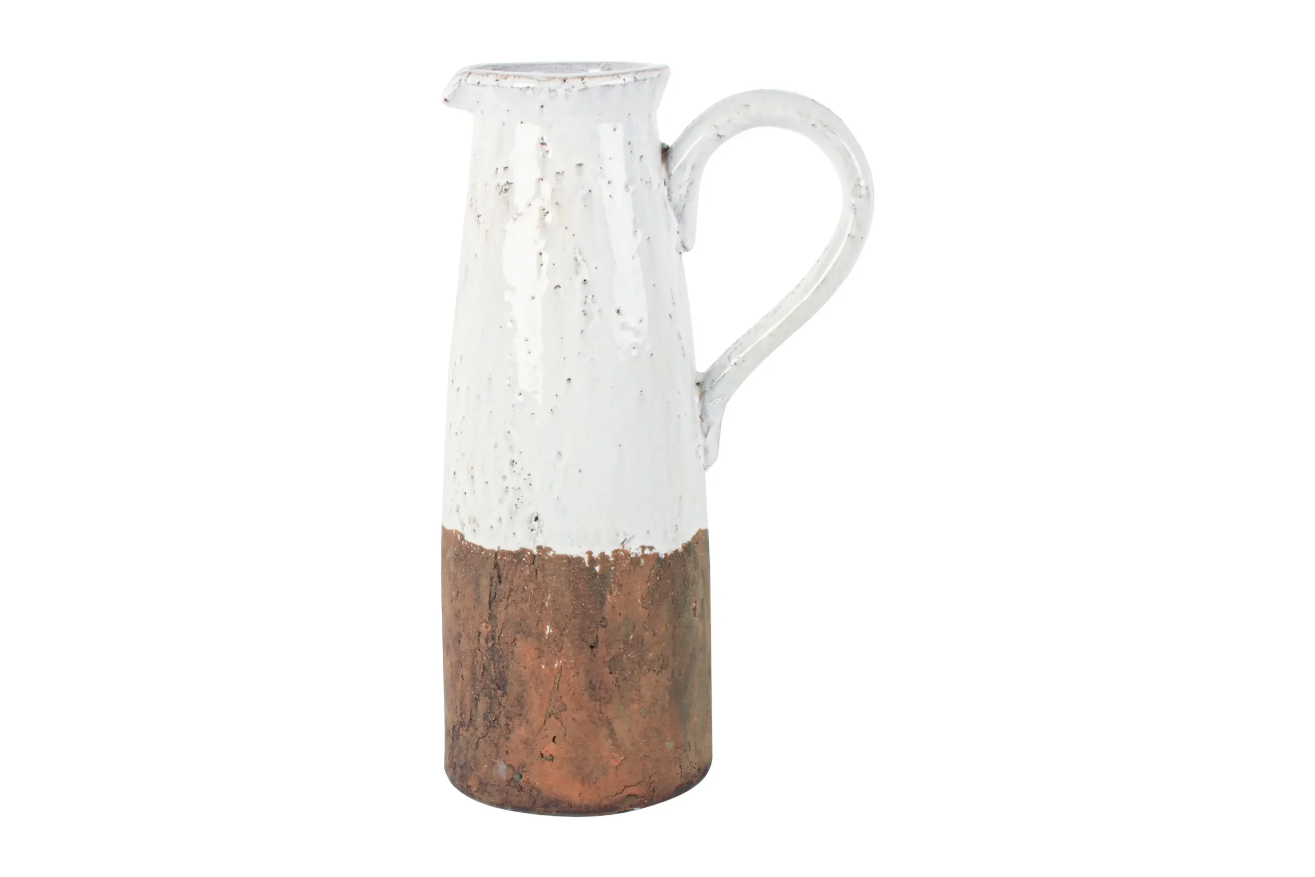 Zafer Terracotta Jug Vase 36 x 20 x 15cm - Home & Garden