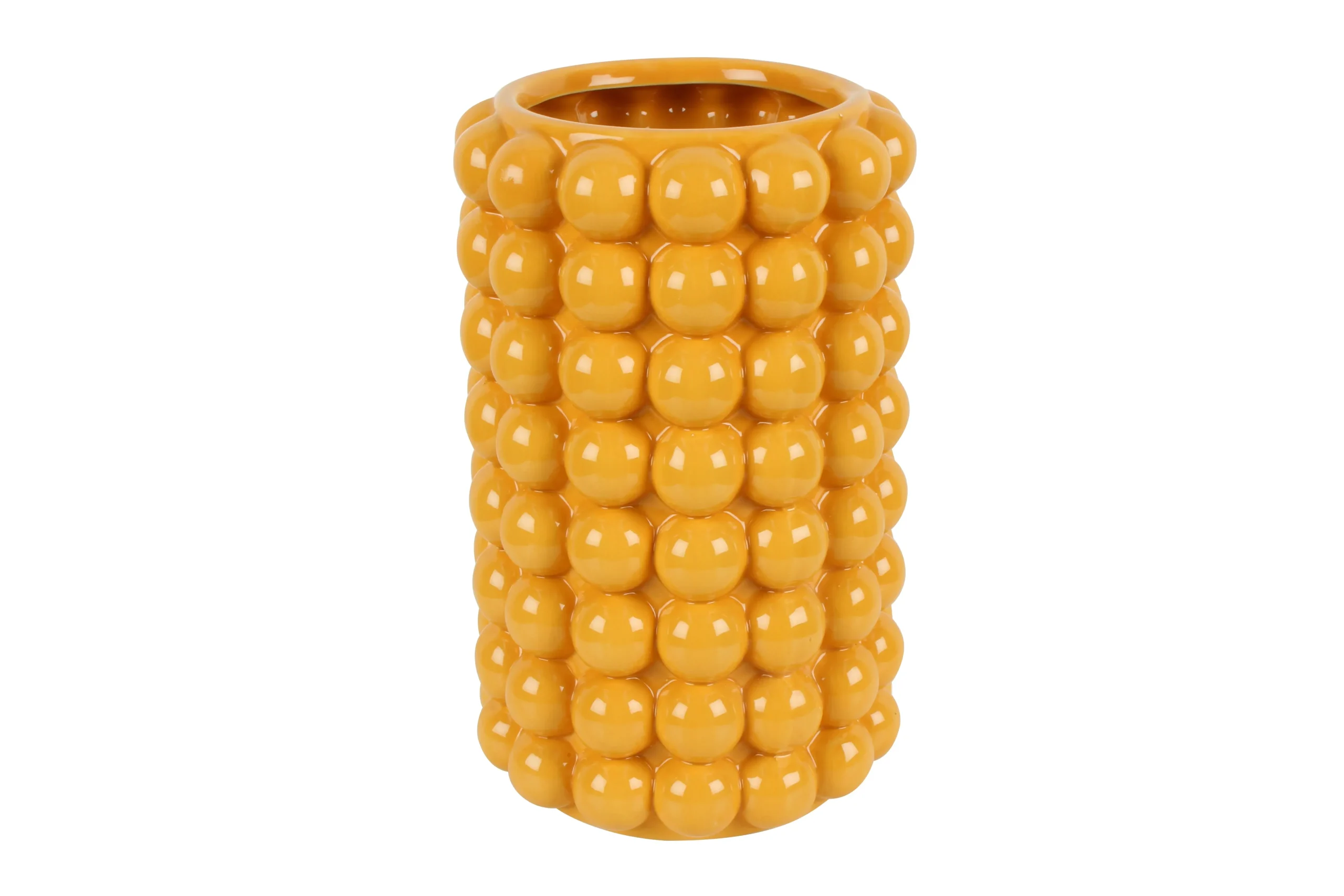 Agapi Bubble Form Ceramic Vase 21 x 14 x 14 cm - Home & Garden