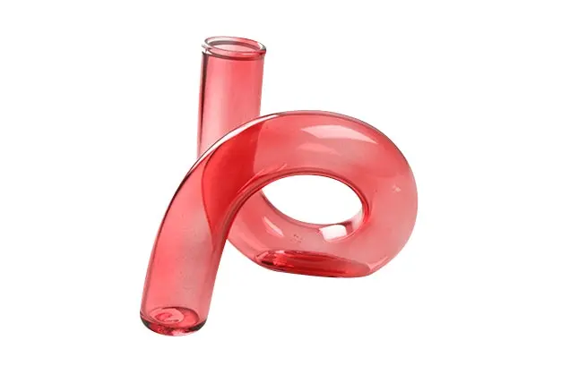 Atticus Tubular Glass Vase 13 x 13cm - Home & Garden