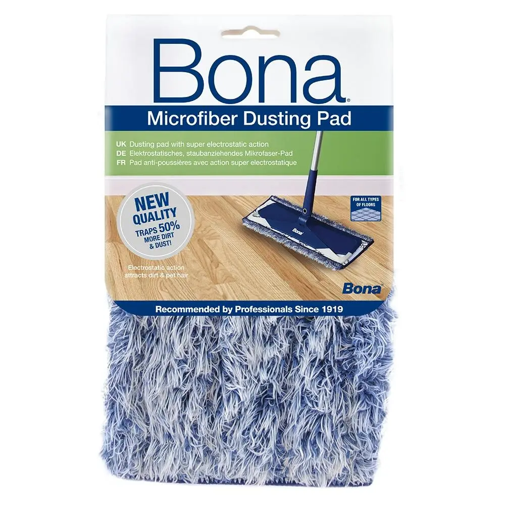 Bona Microfibre Dusting Pad for Floor Mop Cleaning/Dust Washable/Reusable - Home & Garden