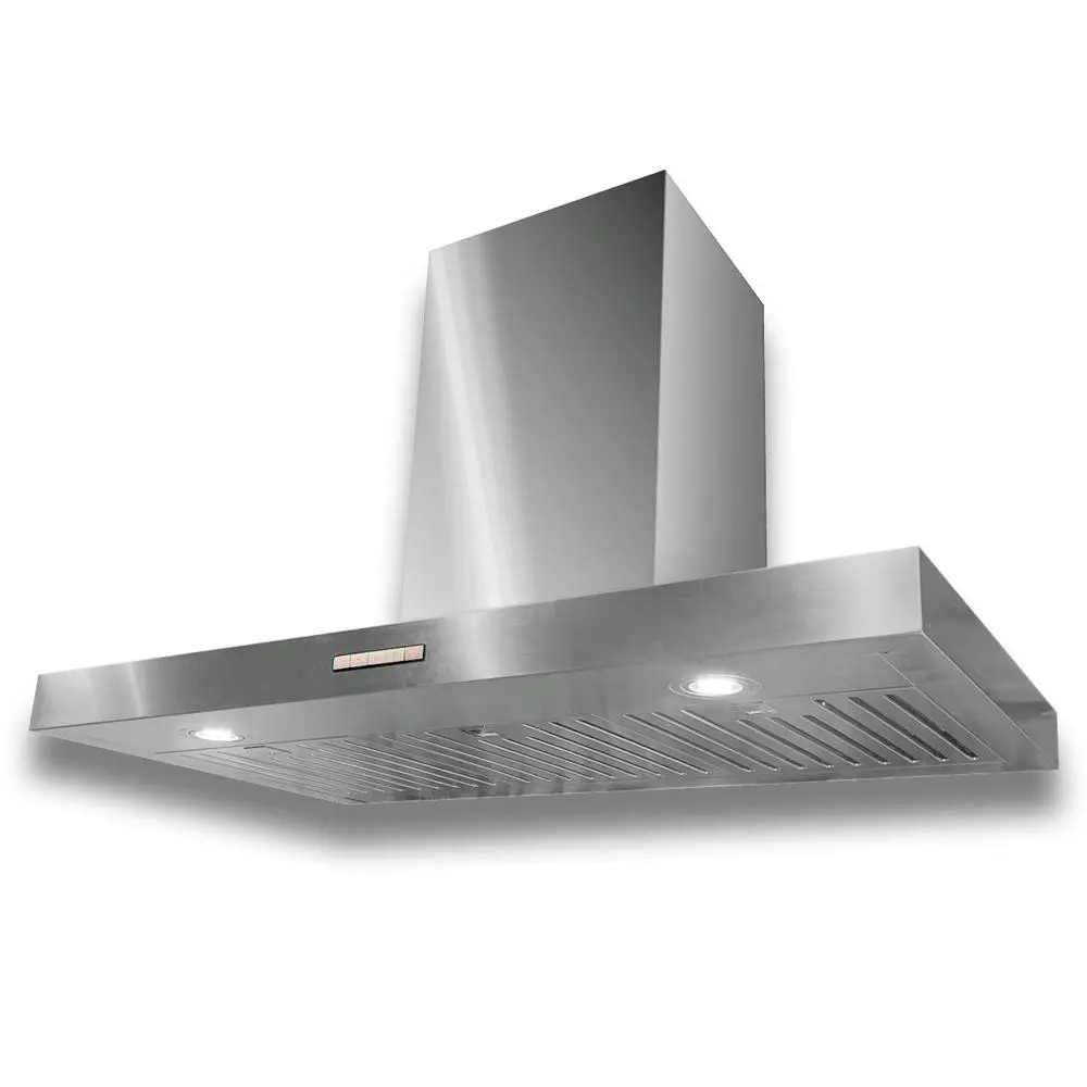 Kleenmaid 600m3/h Wall Mounted Canopy Stainless Steel Kitchen Rangehood 90cm - Home & Garden