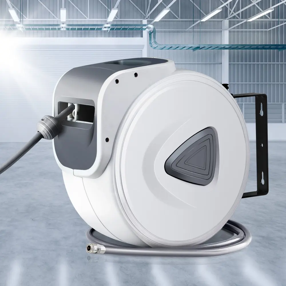 Giantz Air Hose Reel 10m Retractable Compressor Auto Rewind Wall Mount Garage - Hardware