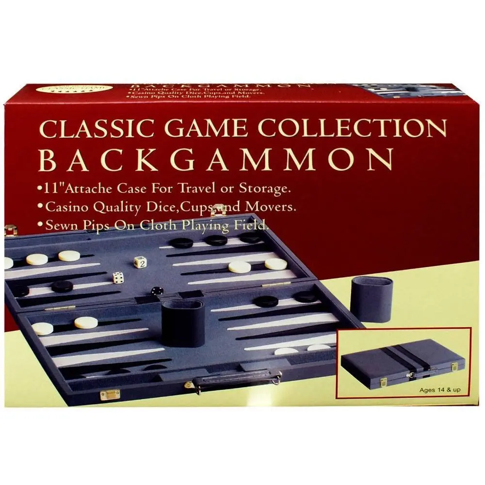 Backgammon 11 Vinyl (Grey) - Toys & Games