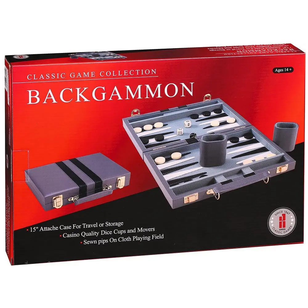 Backgammon 15 Vinyl Stitched - Toys & Games