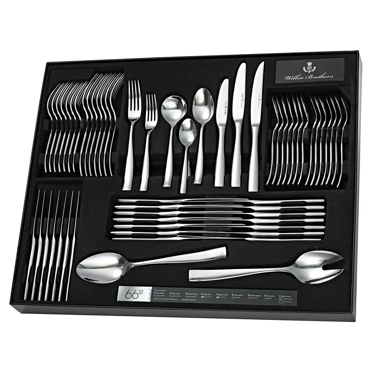 Wilkie Brothers Hartford 66 Piece Cutlery Set - Home & Garden