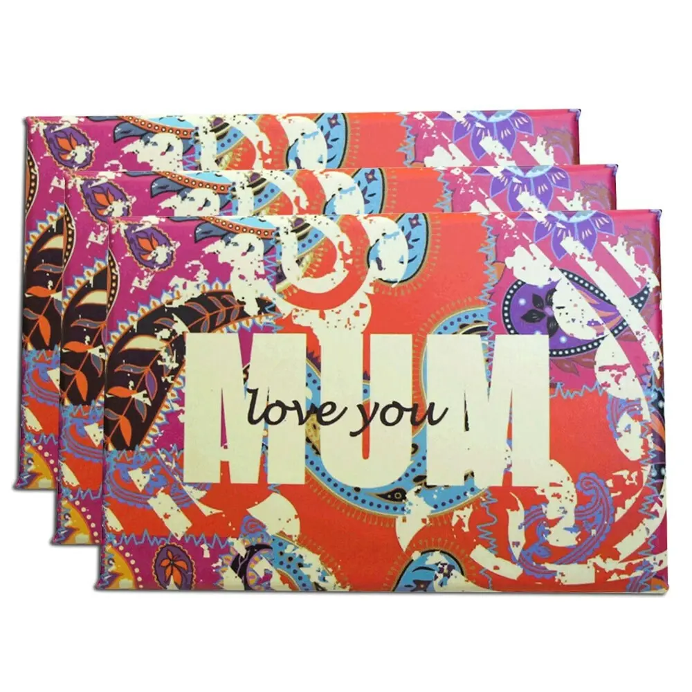 3x Mum Scented 80g Bath Bar Soap w/Box Hand/Body Shower Skin Care Paisley - Beauty