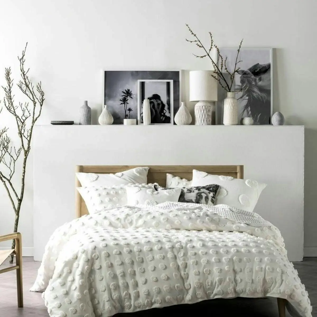 Linen House Haze White Single Bed Quilt Cover Set - Home & Garden