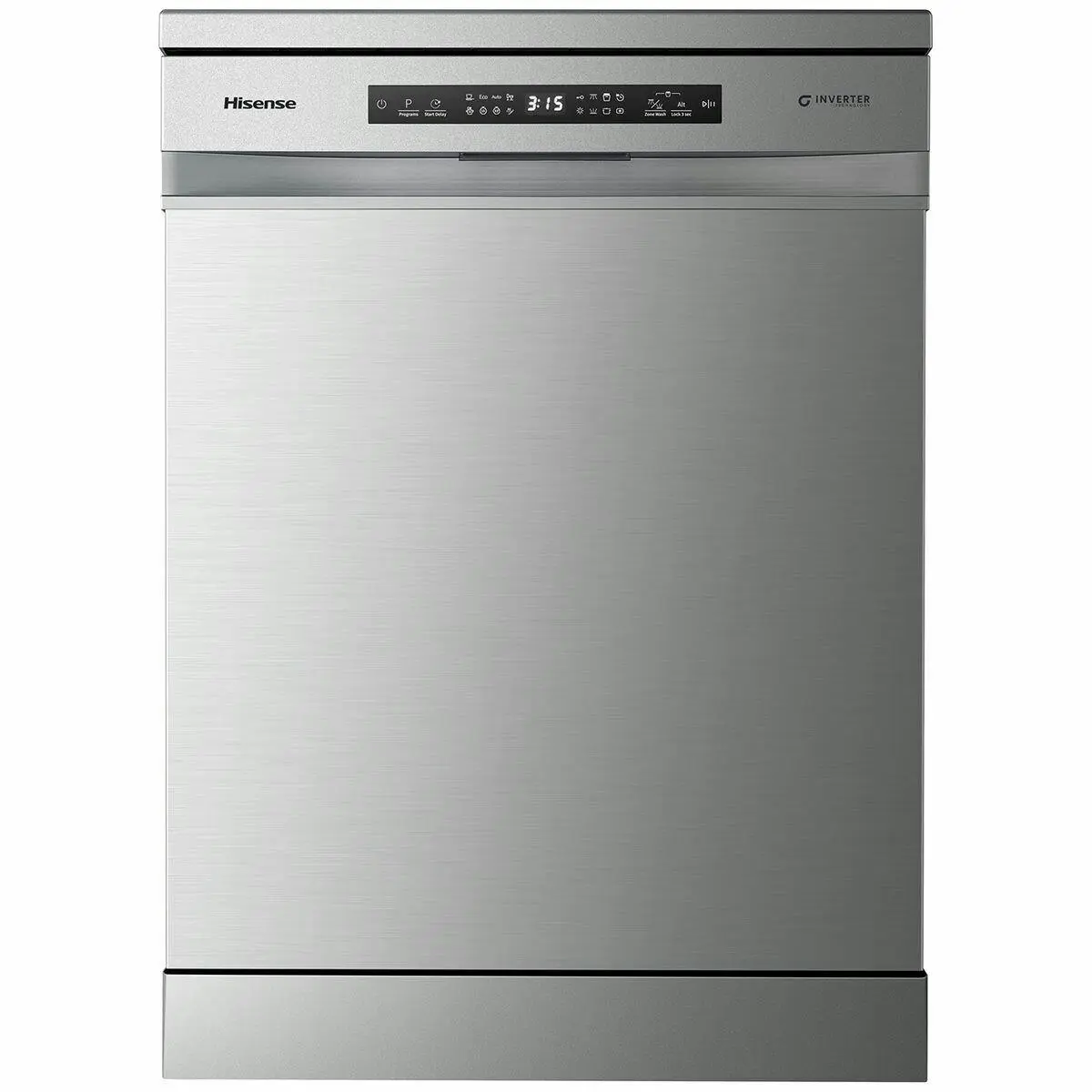 Hisense 60cm Freestanding Stainless Steel Dishwasher - Home & Garden