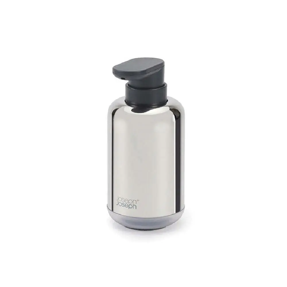 Joseph & Joseph EasyStore 300ml Luxe Soap Pump Home Storage Container Steel - Home & Garden